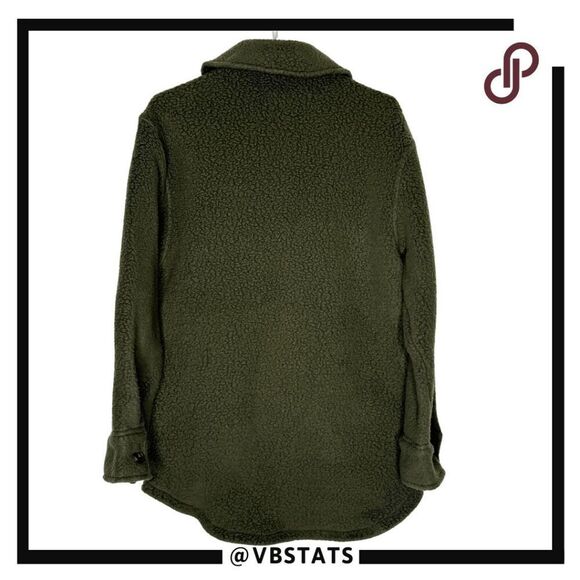 Patagonia Women's Fleece Button Down Retro File Shacket Pine‎ Needle Green XS - Picture 3 of 11